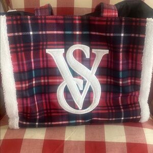Victoria's Secret Plaid Tote Bag